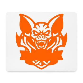 Fledermaus E-Sport Logo - Tapis de souris (format paysage) - blanc - Devant