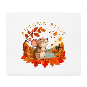 Autumn Mouse in Gold - Mouse Pad (horizontal) - white - Front
