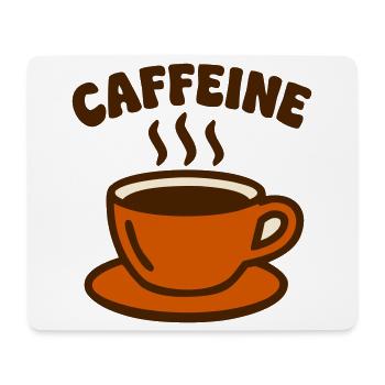 Coffee Mug Caffeine Logo - Mouse Pad (horizontal) - white - Front
