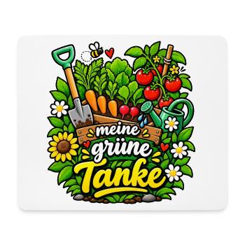 Meine grüne Tanke mein Garten - Mousepad (Querformat) - Weiß - Vorne