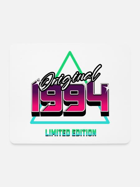 Original 1994 – 90er Jahre Retro Neon Kult Motiv - Mousepad (Querformat) - Weiß