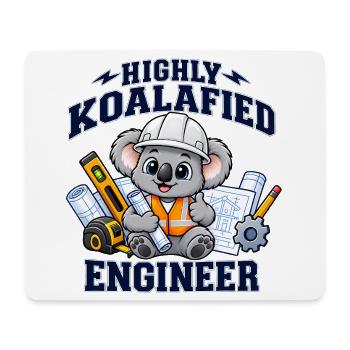Ingenieur, Ingenieur, Daten, Bau- und Maschinenbau, Vater, - Mousepad (Querformat) - Weiß - Vorne