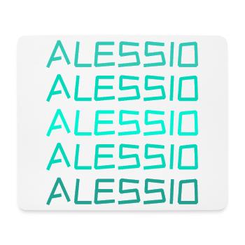 Alessio - Mousepad (Querformat) - Weiß - Vorne