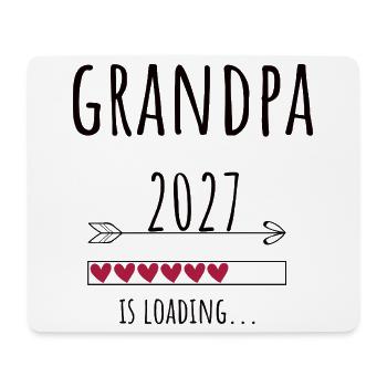 Pregnancy Announcement – Opa 2027 Geschenk - Mousepad (Querformat) - Weiß - Vorne
