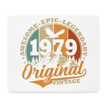 Original 1979 Vintage Vintage cadeau d’anniversaire - Tapis de souris (format paysage) - blanc - Devant