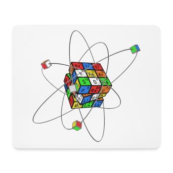 Elemental Cube - Mouse Pad (horizontal) - white - Front