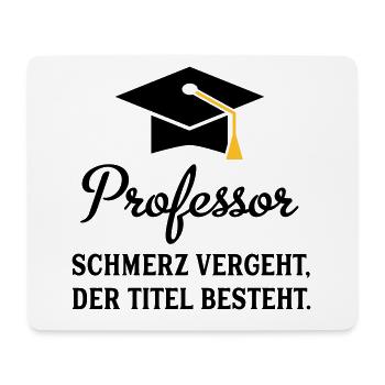 professor - Mousepad (Querformat) - Weiß - Vorne