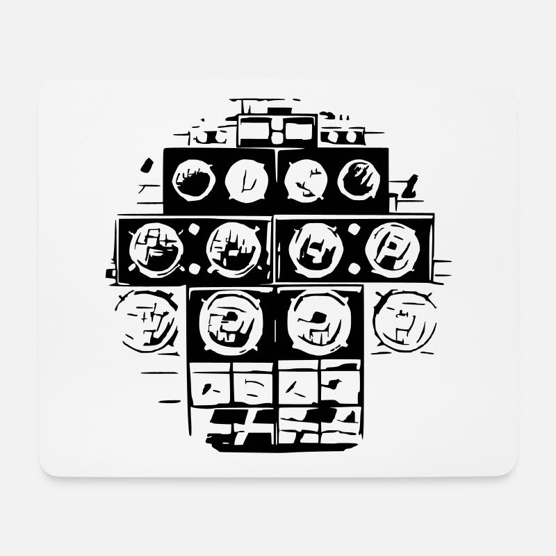 soundsystem10 - Mouse Pad (horizontal) - white