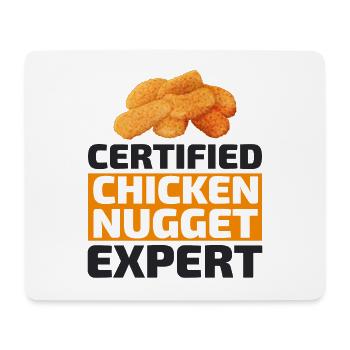 Chicken Nuggets Fast Food Lustiger Spruch - Mousepad (Querformat) - Weiß - Vorne