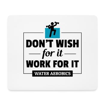 Wassergymnastik Aquatische Fitness Aqua Exercise - Mousepad (Querformat) - Weiß - Vorne