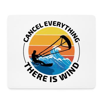 Kitesurfing Kiteboarding Kiteboarder Kitesurf - Mouse Pad (horizontal) - white - Front