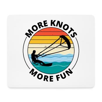 Kitesurfing Kitesurf Kiteboarding Kiteboard - Mouse Pad (horizontal) - white - Front