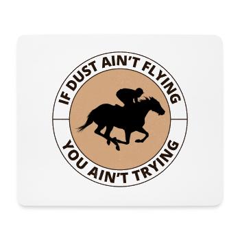 Barrel Racer Racing Reiten Reiten Rennen Rodeo - Mousepad (Querformat) - Weiß - Vorne
