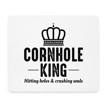 Cornhole Bean Bag Toss Outdoor Lawn Spiel lustig - Mousepad (Querformat) - Weiß - Vorne