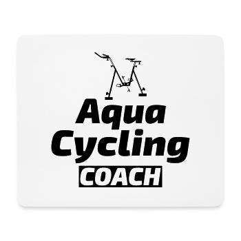 Aqua Cycling Schwimmbad Fitness Training Coach - Mousepad (Querformat) - Weiß - Vorne