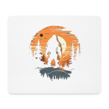 Outdoor Yeti Sunset - Mouse Pad (horizontal) - white - Front