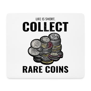 Coin Collecting Collector Numismatic Numismatist - Mouse Pad (horizontal) - white - Front