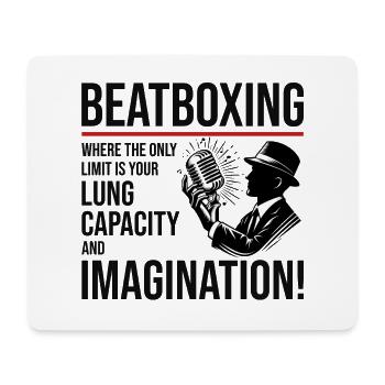 Beatboxing Kultur Rhythmic Beatbox Artistik Musik - Mousepad (Querformat) - Weiß - Vorne