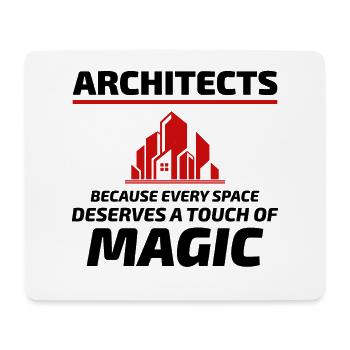 🏰 Architectes : ajouter de la magie à chaque espace ! ✨ - Tapis de souris (format paysage) - blanc - Devant