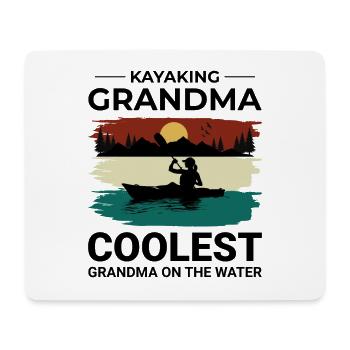 Kajakfahren Gradma Kajak Kanu Kajakfahrer Lustig - Mousepad (Querformat) - Weiß - Vorne