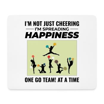 Pom-pom girl Cheerleading Girl Cheering Cheer Squad - Tapis de souris (format paysage) - blanc - Devant