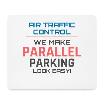 Fluglotse ATC Aviation Humor Flugzeug - Mousepad (Querformat) - Weiß - Vorne