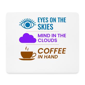 Fluglotse Kaffee ATC Luftfahrt Humor - Mousepad (Querformat) - Weiß - Vorne
