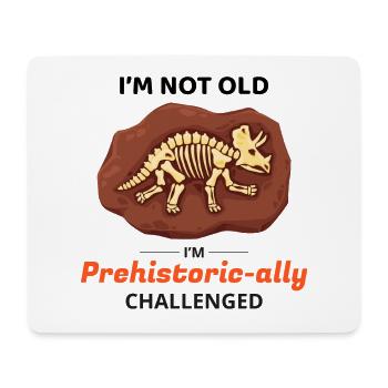 Fossil Hunting Paleontology Dinosaur Prehistoric - Mouse Pad (horizontal) - white - Front