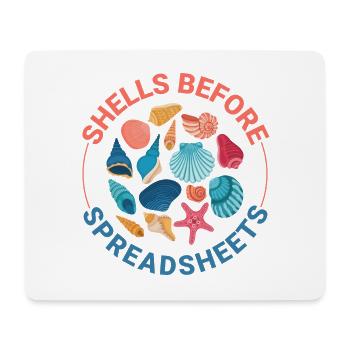 Seashells Collector Beachcomber Sea Shell - Mouse Pad (horizontal) - white - Front