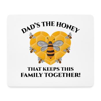 Honeybee Dad Beekeeper Beekeeping Insect Collector - Mouse Pad (horizontal) - white - Front