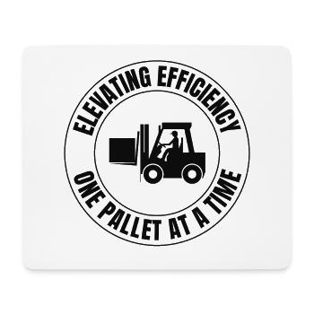 Forklift Operator Heavy Equipment Driver Funny - Mouse Pad (horizontal) - white - Front