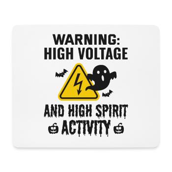 Electrician Halloween: High Voltage, High Spirit - Mouse Pad (horizontal) - white - Front
