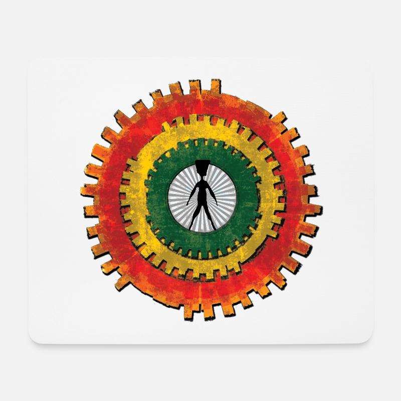 See Jah Light - Mousepad (Querformat) - Weiß