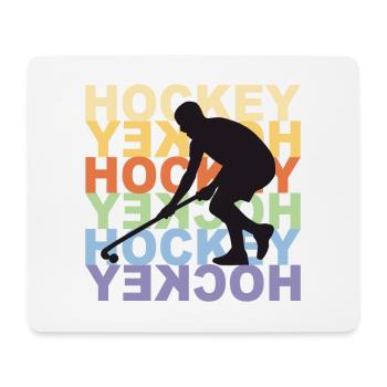 Hockey Hockey Hockey - Tapis de souris (format paysage) - blanc - Devant