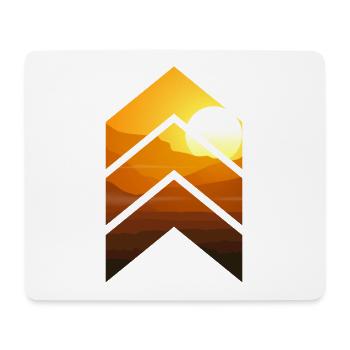 Arrow Mountain - Mouse Pad (horizontal) - white - Front