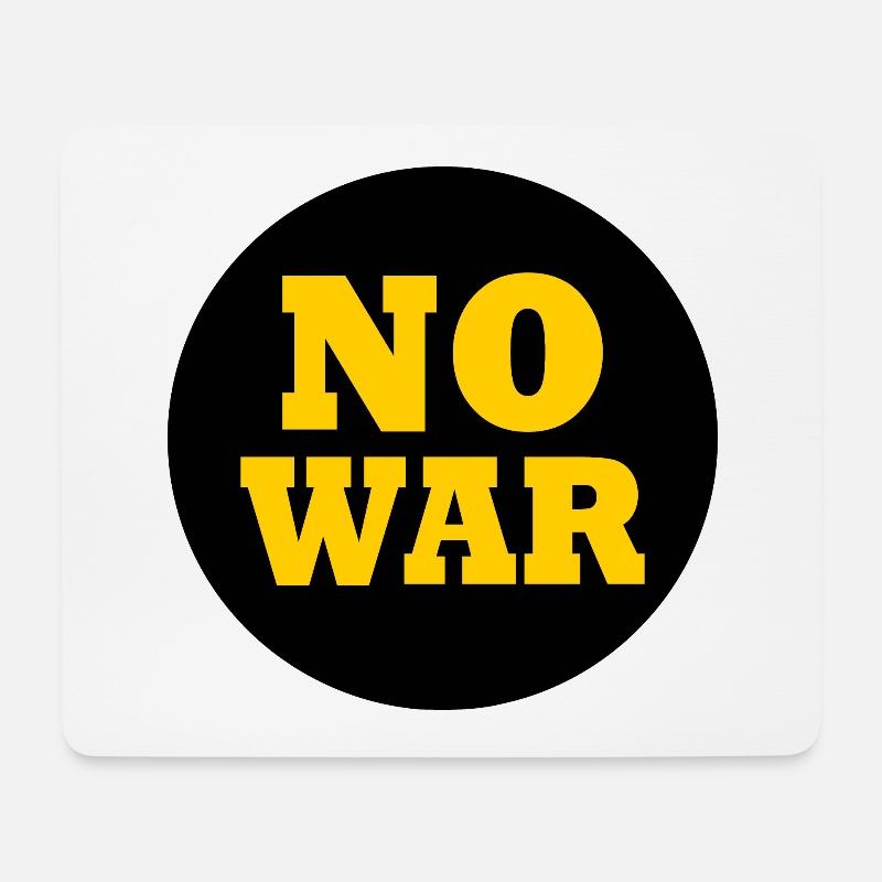 No war - Mousepad (Querformat) - Weiß