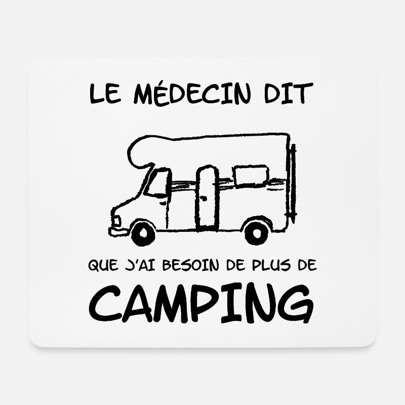 le medecin dit - Mousepad (Querformat) - Weiß