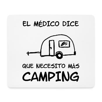 el medico dice - Mousepad (Querformat) - Weiß - Vorne