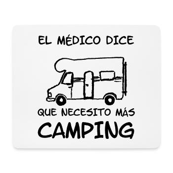 el medico dice - Mousepad (Querformat) - Weiß - Vorne