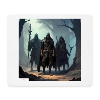 Freunde der antiken Fantasy - Mousepad (Querformat) - Weiß - Vorne