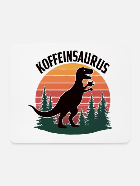 Koffein - Mousepad (Querformat) - Weiß