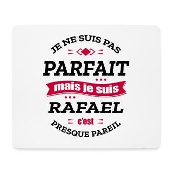 RAFAEL PARFAIT - PRENOM RAFAEL - Tapis de souris (format paysage) - blanc - Devant