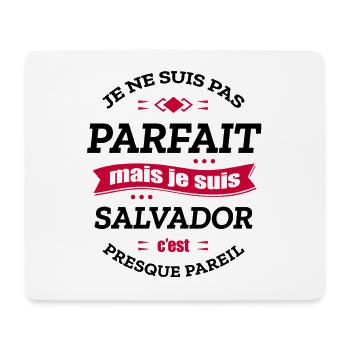 SALVADOR PARFAIT - PRENOM SALVADOR - Tapis de souris (format paysage) - blanc - Devant