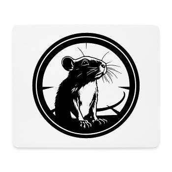 souris - Tapis de souris (format paysage) - blanc - Devant