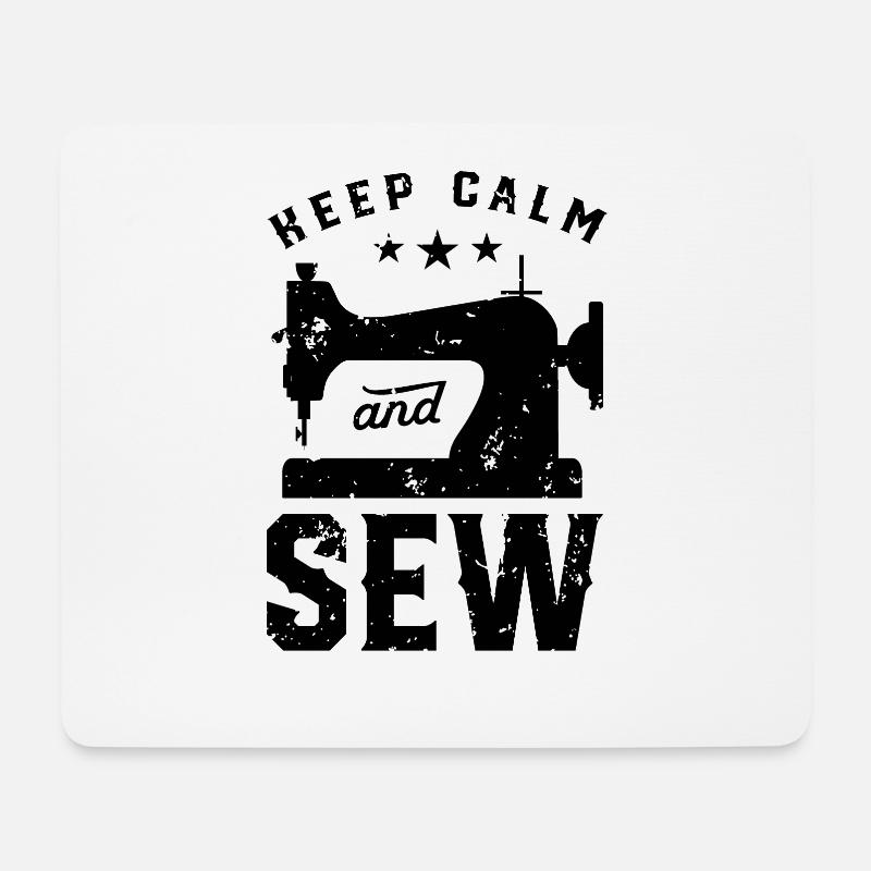 Nähen Näherin Schneider Näher Schneidern - Mousepad (Querformat) - Weiß