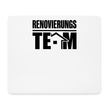Renovierung Team Renovieren Sanieren - Mousepad (Querformat) - Weiß - Vorne