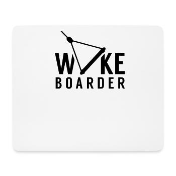 Wakeboarder wakeboard wakeboarding wake - Mouse Pad (horizontal) - white - Front