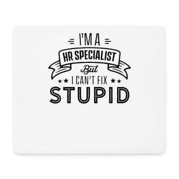 I am an HR Specialist HR Specialist Personnel - Mouse Pad (horizontal) - white - Front