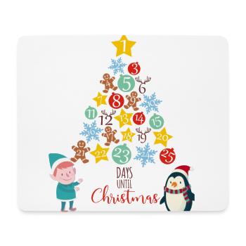 Christmas Christmas Christmas Christmas Christmas - Mouse Pad (horizontal) - white - Front