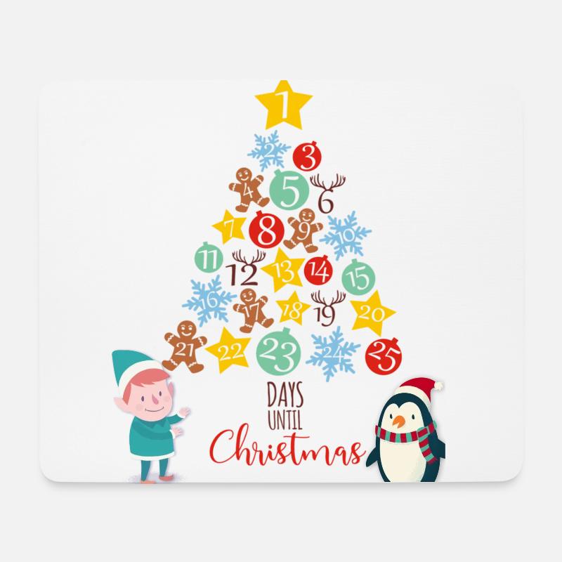 Noël Noël Noël No� - Tapis de souris (format paysage) - blanc